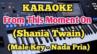 From This Moment Onkaraoke Version  Shania Twain  Malepria