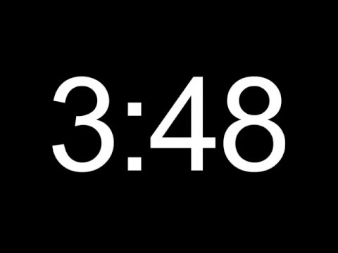 5 minute HD COUNTDOWN TIMER  - no sound