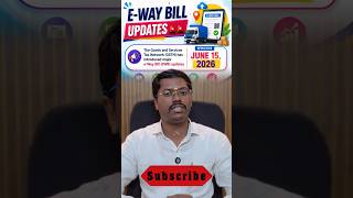 E-Way Bill New GST Rules 2026 📢🚨 | Ship-To GSTIN Mandatory ⚠️⚠️| In Tamil | #gstindia #youtubeshorts
