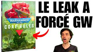 A CAUSE DU LEAK ON A LES REGLES DE WARHAMMER 40K V11 ! NOUVEAU MANUEL DU GENERAL POUR AOS !