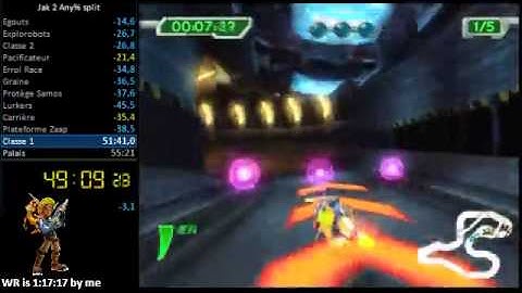 Jak 2 speedrun Old WR [1:16:07] ( single segment )