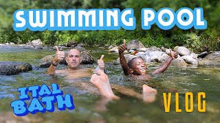 Building a natural Swimming POOL! Jamaica Style "Ital Bath" 🇯🇲