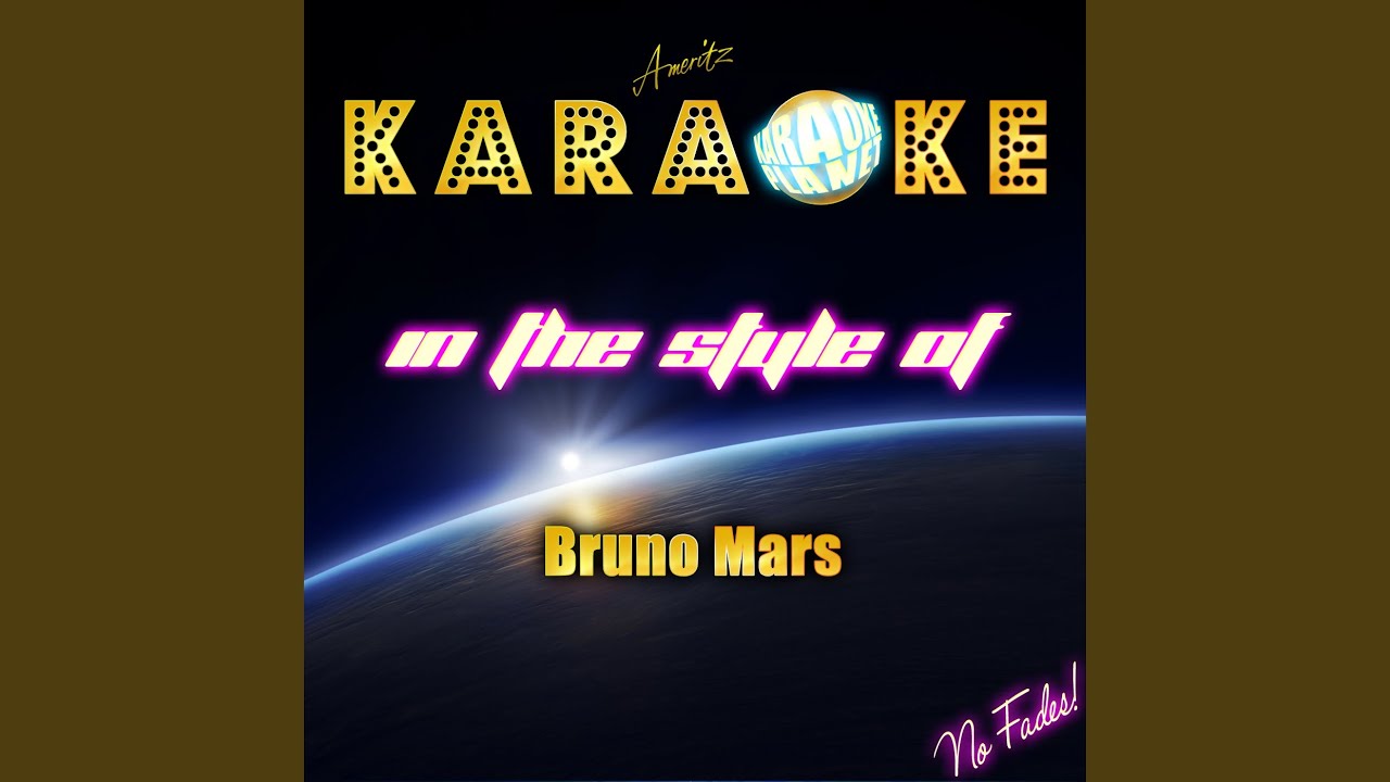Talking To The Moon Acoustic Piano Version In The Style Of Bruno Mars Karaoke Version Youtube youtube