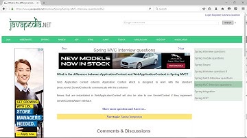 Difference between ApplicationContext and WebApplicationContext in Spring MVC | javapedia.net