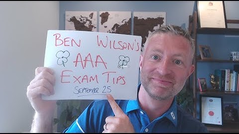 ACCA AAA Exam Tips - S25