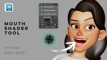 Mouth Shader Tool - Demo - Maya Python
