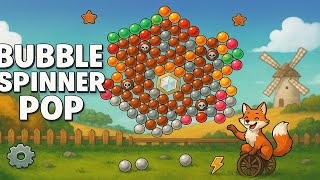 Little Fox: Bubble Spinner Pop | Bubble Shooter - EP 64 screenshot 4