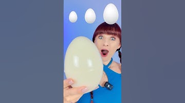 ASMR Big, Medium, Small Eggs  #mukbang #challenge