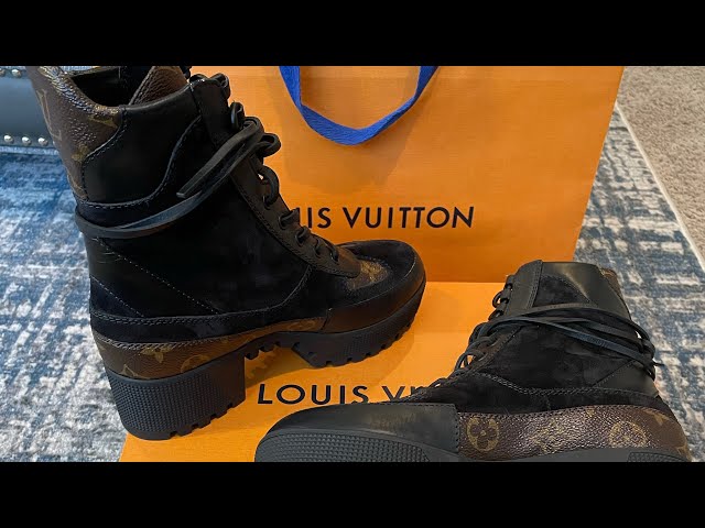 LOUIS VUITTON UNBOXING & REVIEW I COMBAT BOOTS 