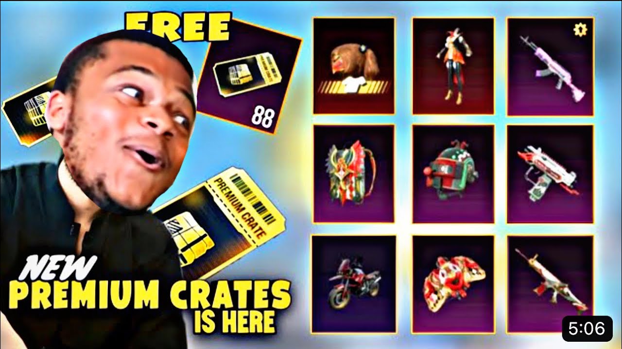 New Premium Crates😱 Realesed Date/leak All skins😍/Free premium Crates 🥵