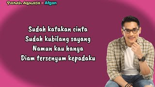 Download Lagu Afgan   -  Panah Asmara  –  (Lirik Lagu) MP3
