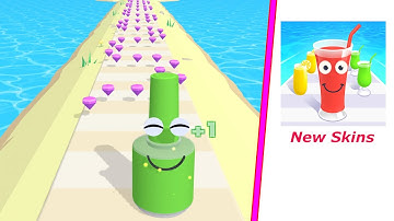 Juice Run - New Skins - Gameplay Walkthrough - Level 232, 233