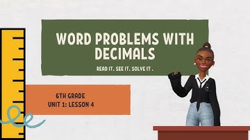 How to See Word Problems 👀 | Visual Strategy for Decimals | 6th Grade Math