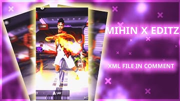 Free Fire funny status xml ||XML file in comment||Edited by Mihin