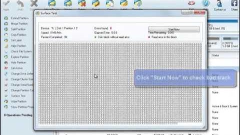 Test Partition Surface  | MiniTool Partition Wizard Official Video Guide