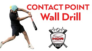 Contact Point- Wall Drill (keep the head still) | Hitting Done Right