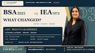 One concept at a time | BSA 2023 vs IEA 1872 | Complete Section-by-Section Comparison | Lecture 3