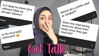 First kiss, private stories, & periods | GIRL TALK + 400K GIVEAWAY!!