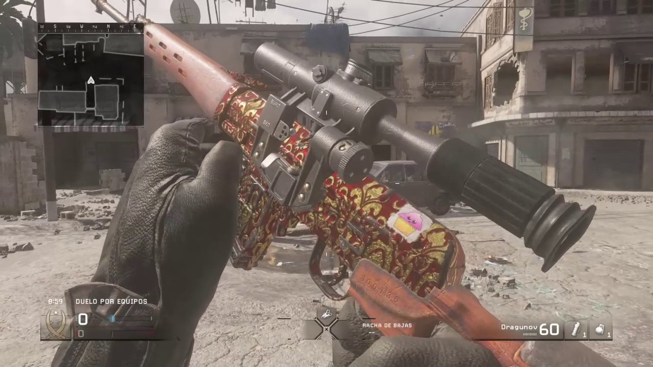 CoD MW Remasterizado Camuflaje REAL!!!!! RIFLES DE FRANCOTIRADOR