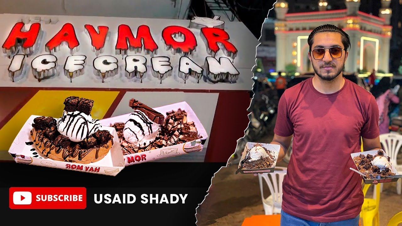 Best Waffles In Karachi Havmor Waffles Bahadurabad Karachi Street Food Usaid Raza YouTube