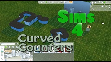 SIMS 4 How To: Curved & Rounded Counters