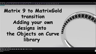 Detailed MatrixGold Objects on Curve Library Information