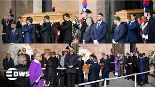 Download Lagu Fashion World Mourns: Valentino Garavani’s Coffin Carried in Rome Funeral Ceremony | AQ1E MP3
