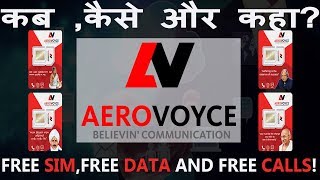 Aerovoyce Free Sim,Free Data,Free Voice- How to Get It| Who will Get| When will Be Available screenshot 3