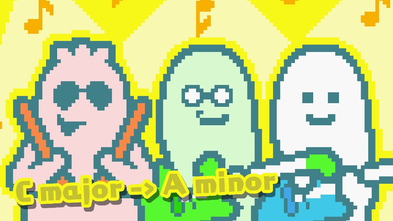 Big Rock Finish but every section is in their relative major and minor keys