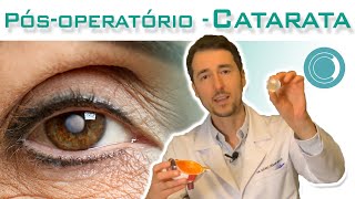 Pós-operatório da cirurgia de catarata.