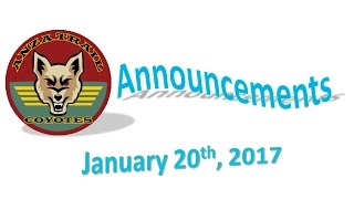 ATS Announcements 1-20