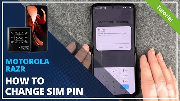 Motorola Razr- How to Change SIM PIN • 📱 • 🔢 • 🔐 • Tutorial