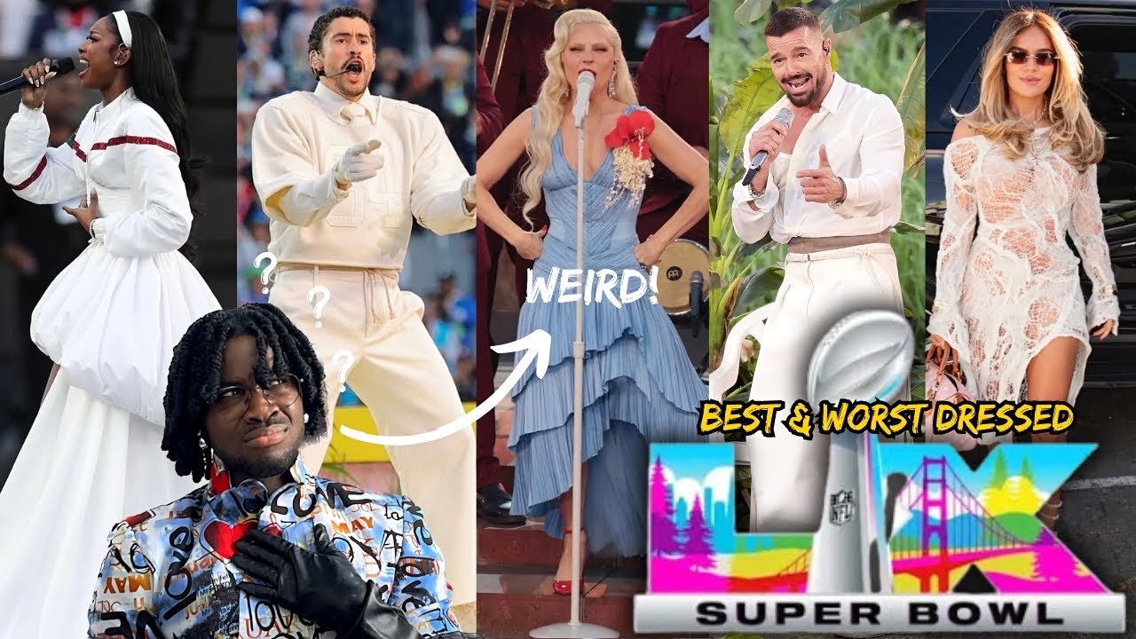 TOP BEST AND WORST DRESSED AT THE SUPERBOWL 2026! (Brutally Honest)