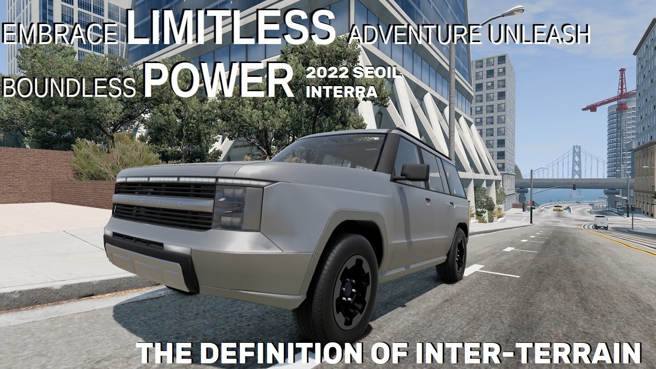 BeamNG.drive (Mod) Freeroam: West Coast, USA - 2022 Seoil Interra 3.0 Premium Extended Range Package