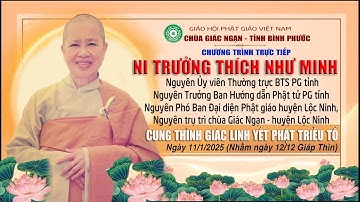 Lễ thỉnh Giác Linh  Cố Ni Trưởng Thích Nữ Như Minh yết Phật, triều Tổ, Khai Minh Lộ