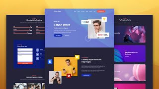 NEW Personal Portfolio Website Using Html CSS JavaScript