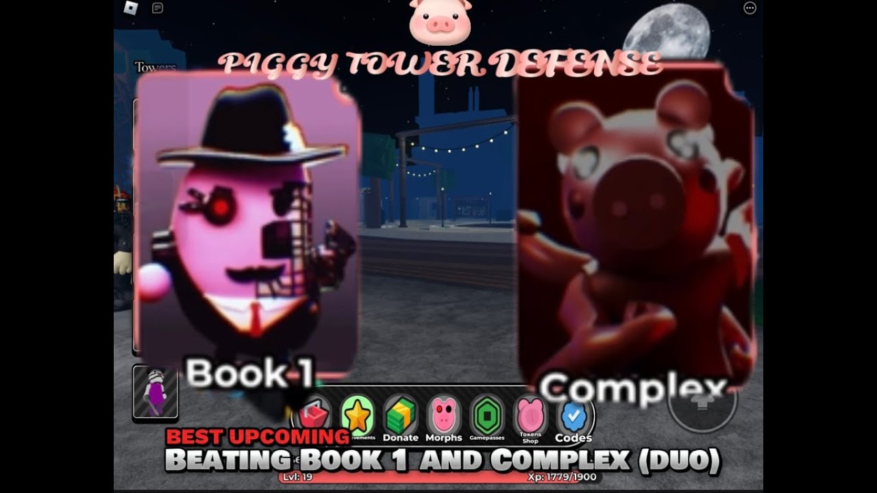 Piggy tower defense how to beat book 1 and complex mode duo youtube