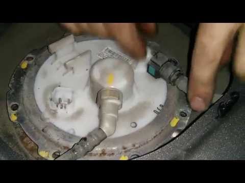 Снятие топливного фильтра Hyundai Elantra