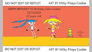 Cookie Run & League of Legends (Jinx) HAPPY BIRTHDAY TO Birthday Cake Cookie (Speedpaint) screenshot 4