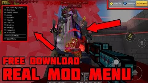 (15.2.2)PIXEL GUN 3D HACK WORKING MOD MENU NO ROOT 2018