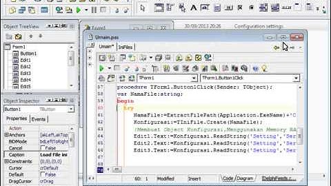Tutorial Membuat File Ini di Delphi 7