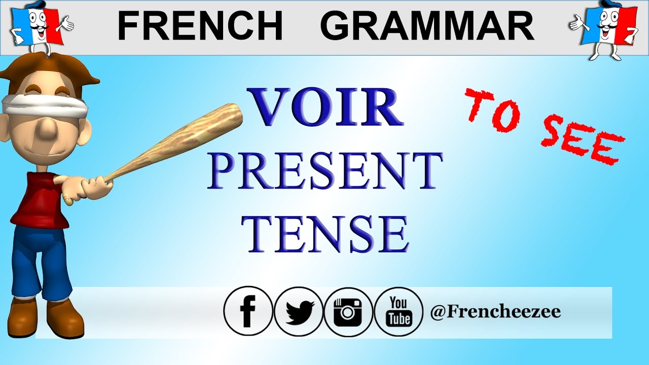 visit french present tense