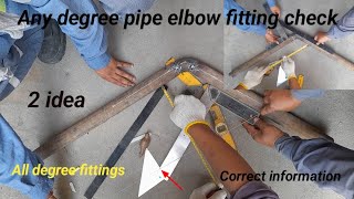 Any degree pipe elbow fitting check, 60 degree pipe elbow fittings