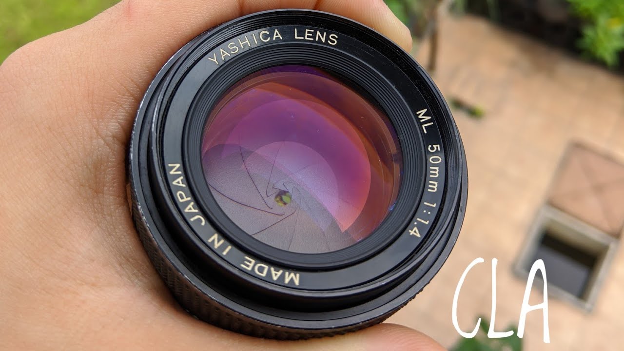 Yashica ML 50mm f1 4 CLA (Lens Fungi Cleaning And Stuck Aperture