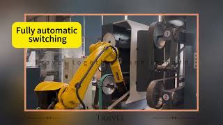 Casting Deburring Robot Unit Remote Monitoring 4000MM Sand Belt