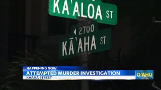 Honolulu Police investigate alleged shooting in McCully