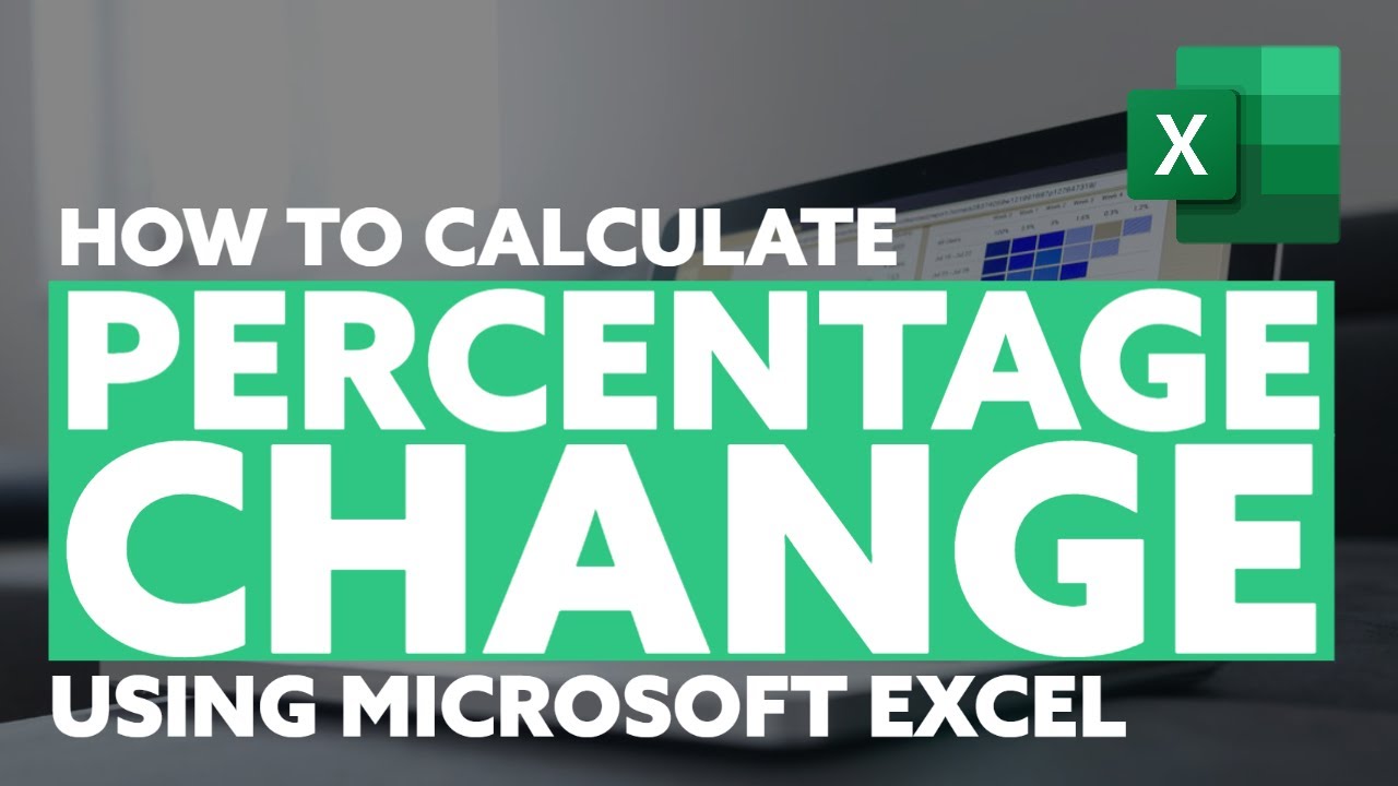 How to Calculate The Percentage Change using MICROSOFT Excel (*SIMPLE METHOD*) - YouTube
