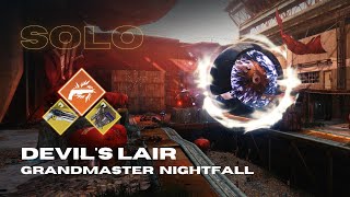 Solo Grandmaster Nightfall "Devil's Lair" with Sunshot and Foetracer - Solar Hunter - Destiny 2