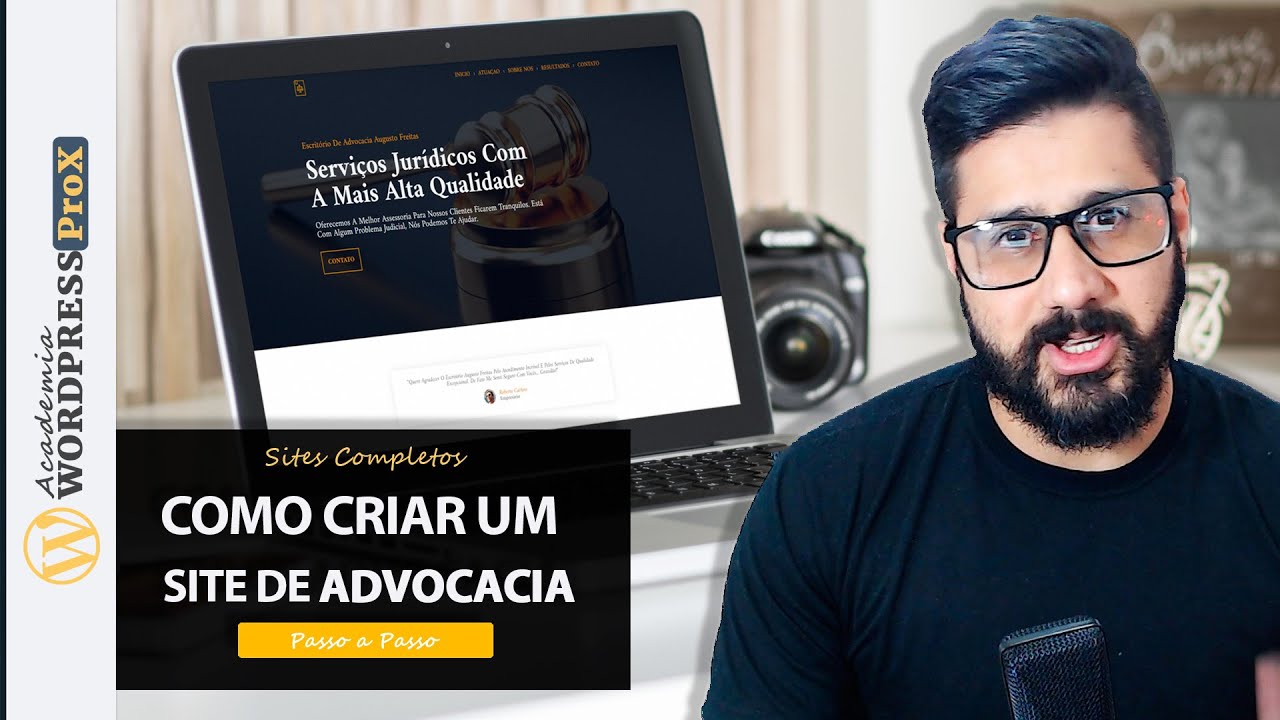 💥COMPLETO! Como Criar Um Site de Advogado do Zero PASSO A PASSO Com ...