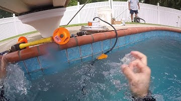 Pool light upgrade to LED - with leak repair